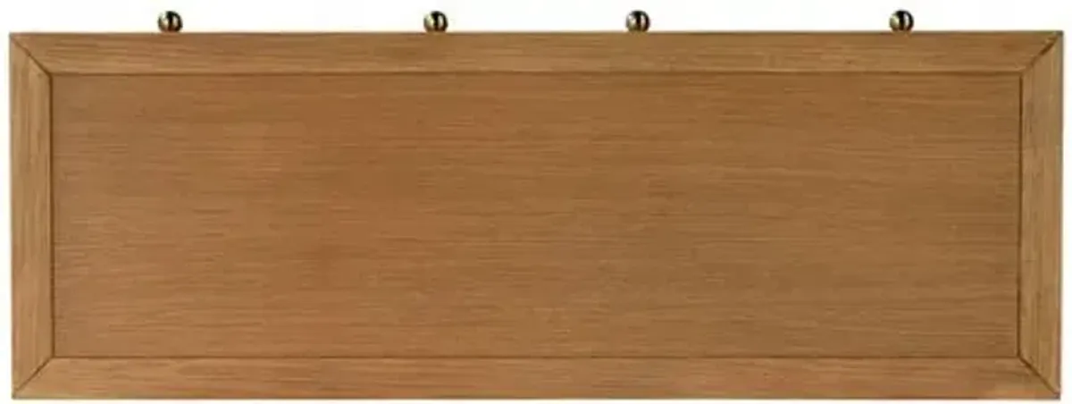 Charlie 40"W 2-Drawer Console Table - Brown