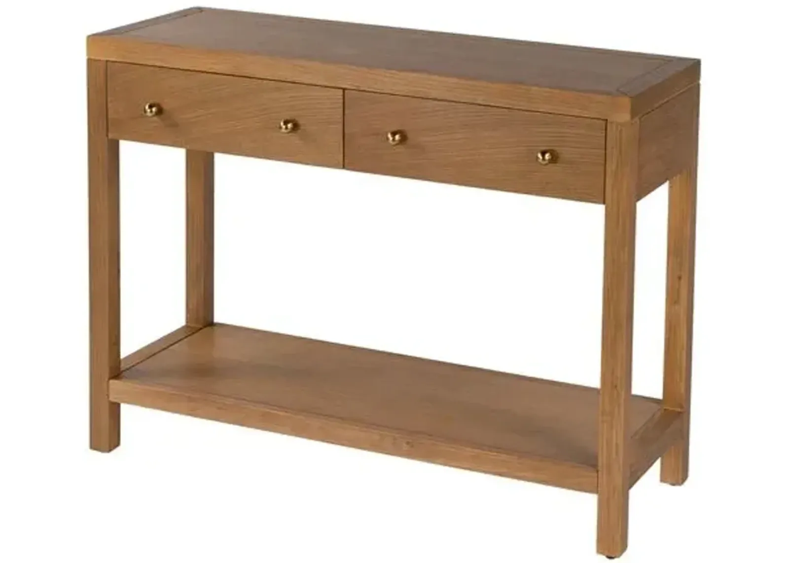 Charlie 2-Drawer Console Table - Brown