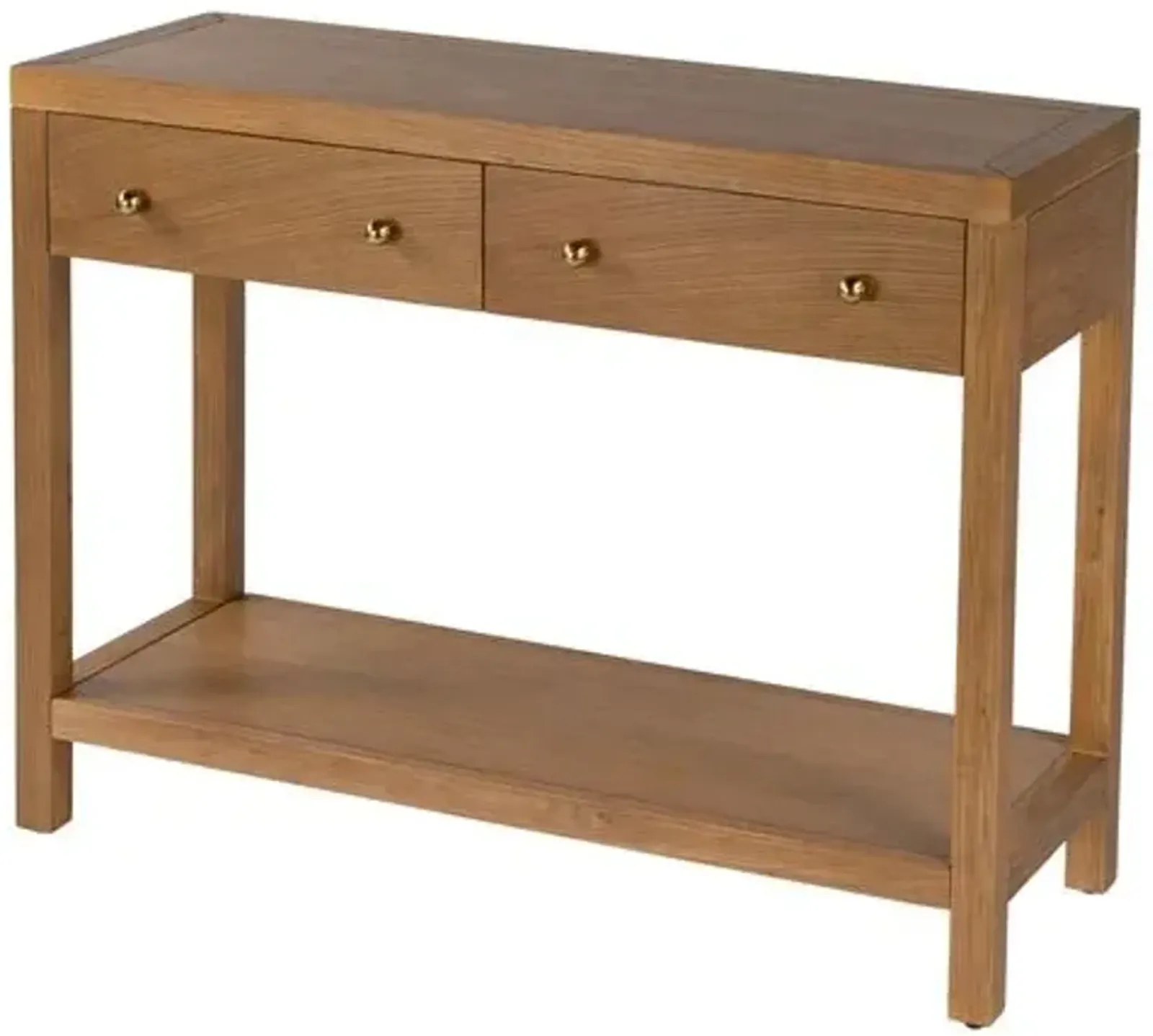 Charlie 2-Drawer Console Table - Brown