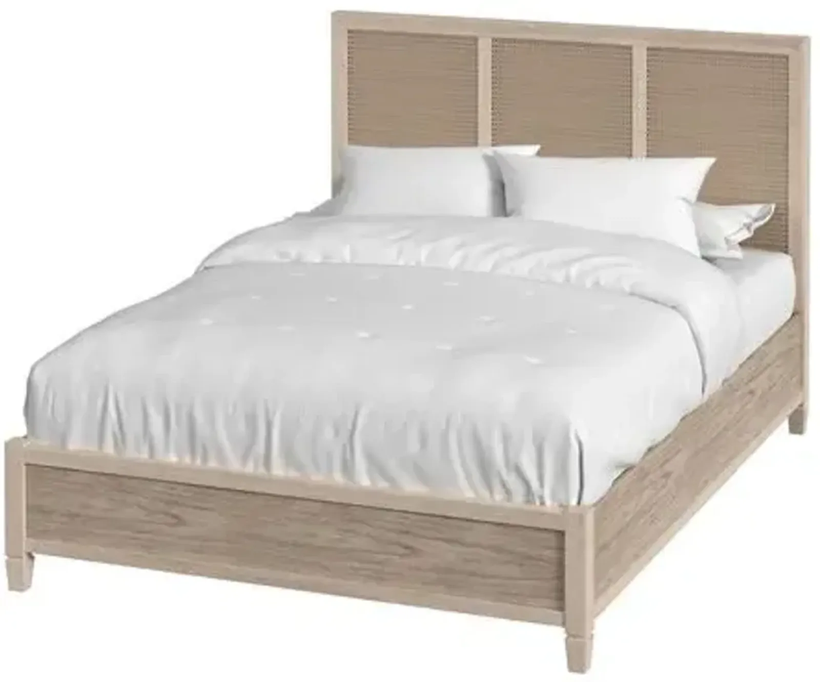 Myrtle Cane Bed - Beige