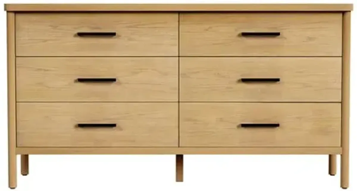 Gemma 6-Drawer Dresser - Brown