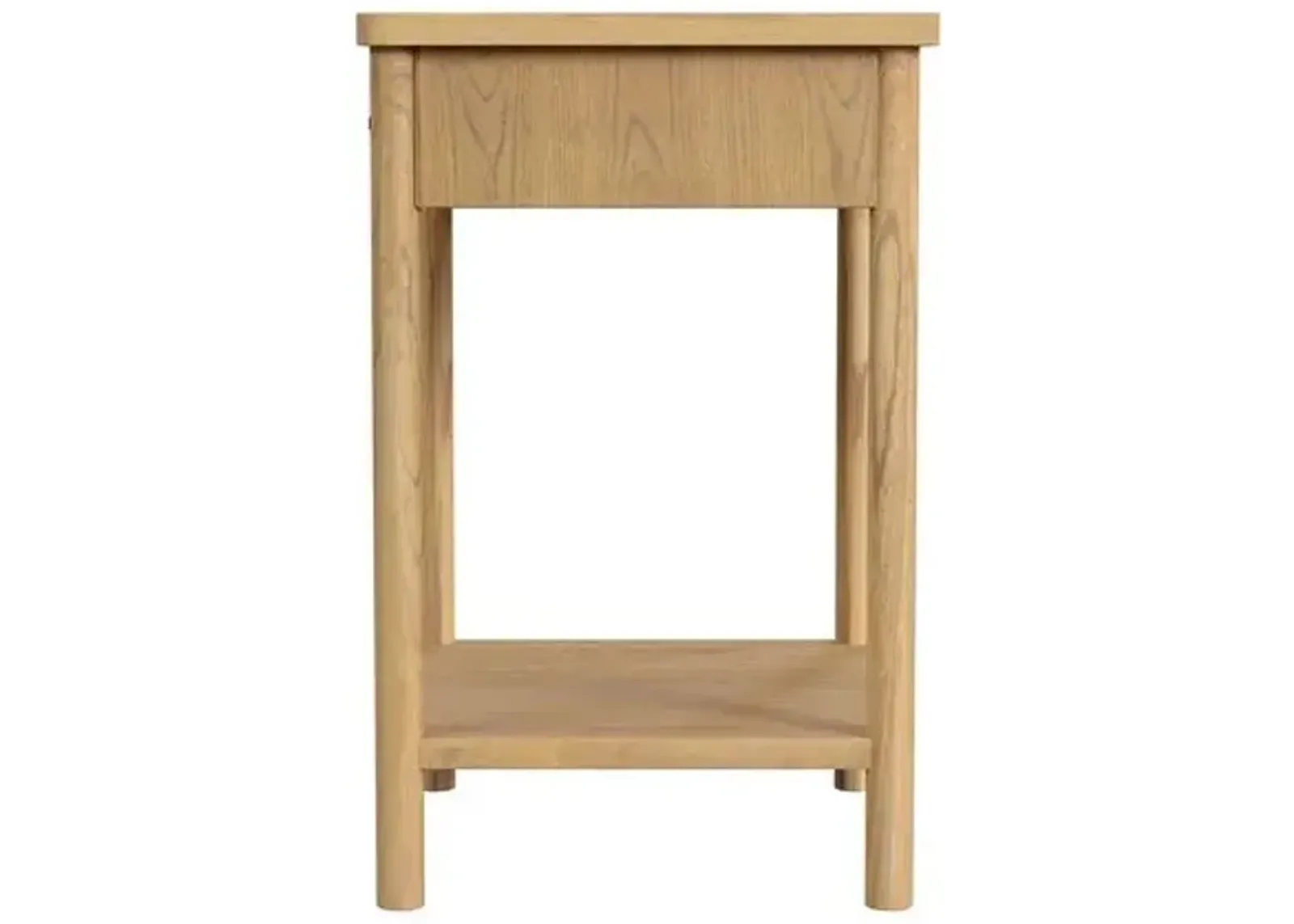 Gemma 1-Drawer Rounded Leg Nightstand