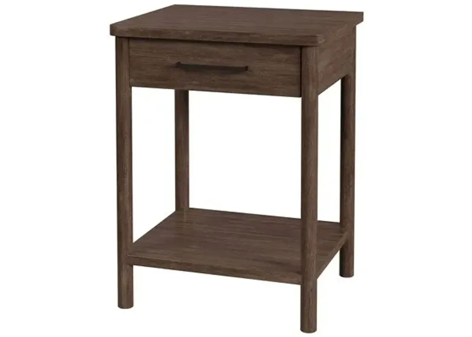 Gemma 1-Drawer Rounded Leg Nightstand