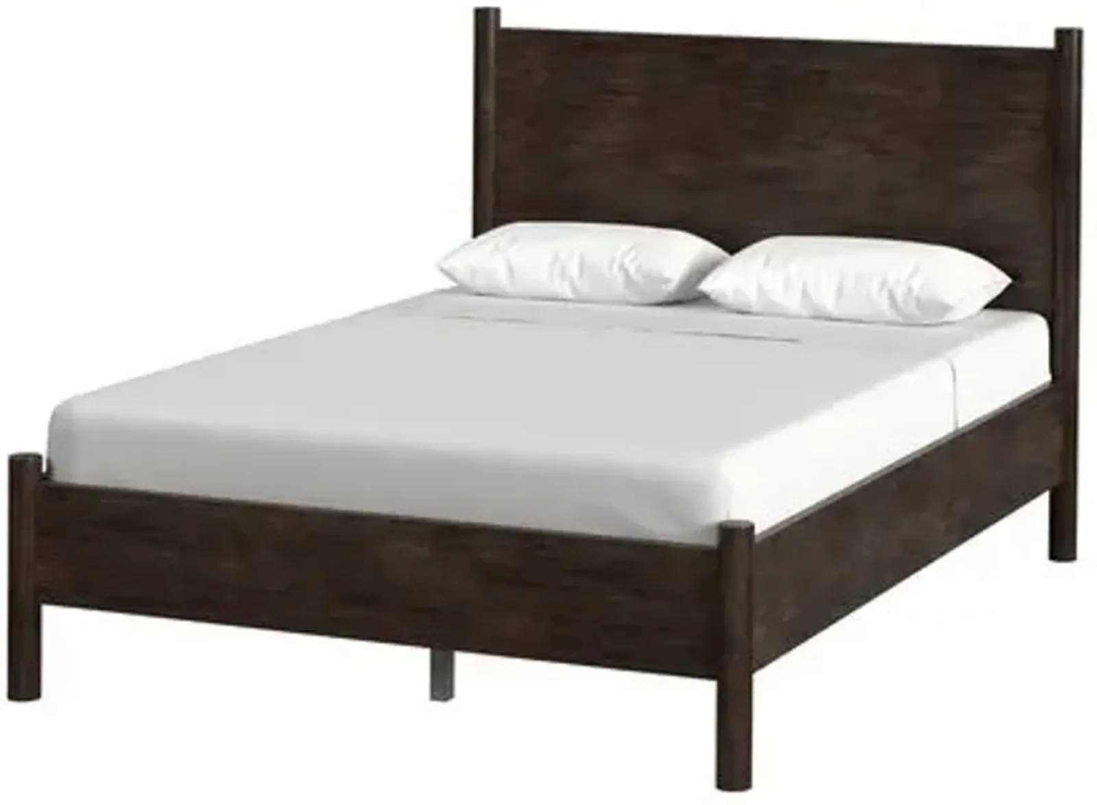 Gemma Panel Bed - Brown