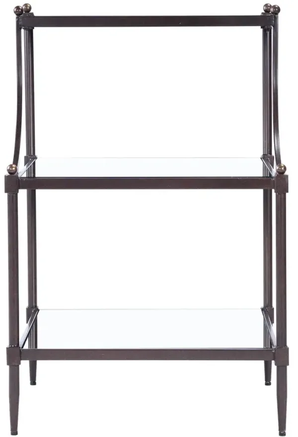 Liv Tiered Side Table, Bronze