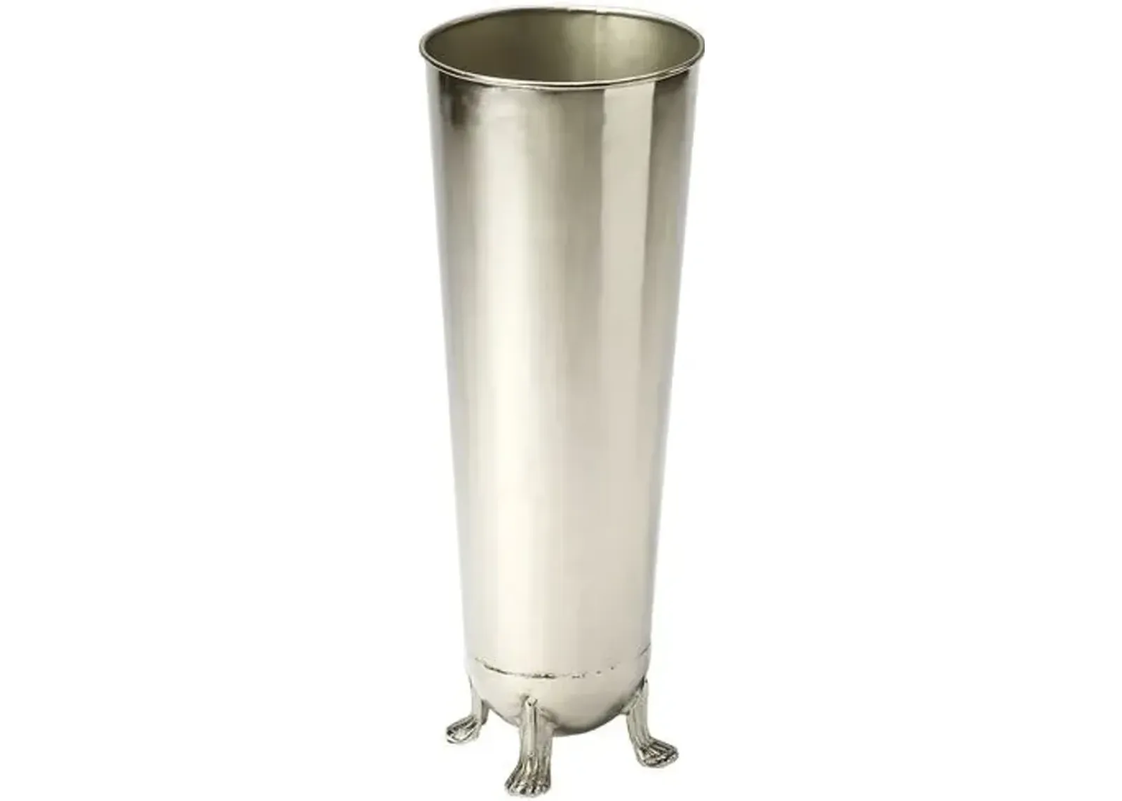 Blake Umbrella Stand - Polished Silver