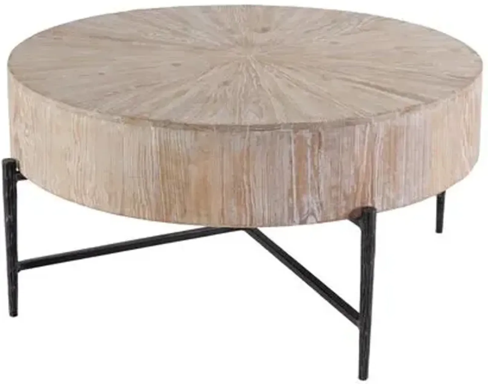 Rhett Coffee Table - Light Natural - Brown