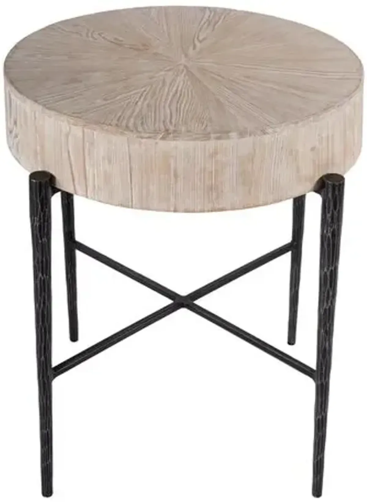 Rhett Side Table - Light Natural - Brown