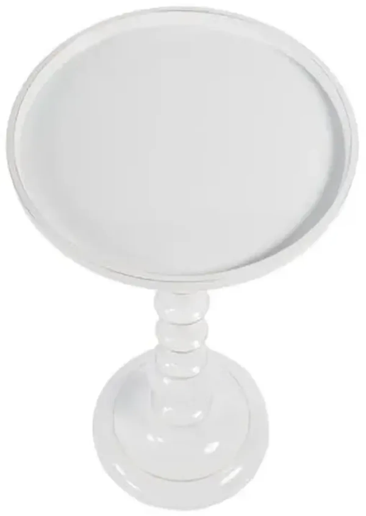 Elodie Side/Drink Table - White