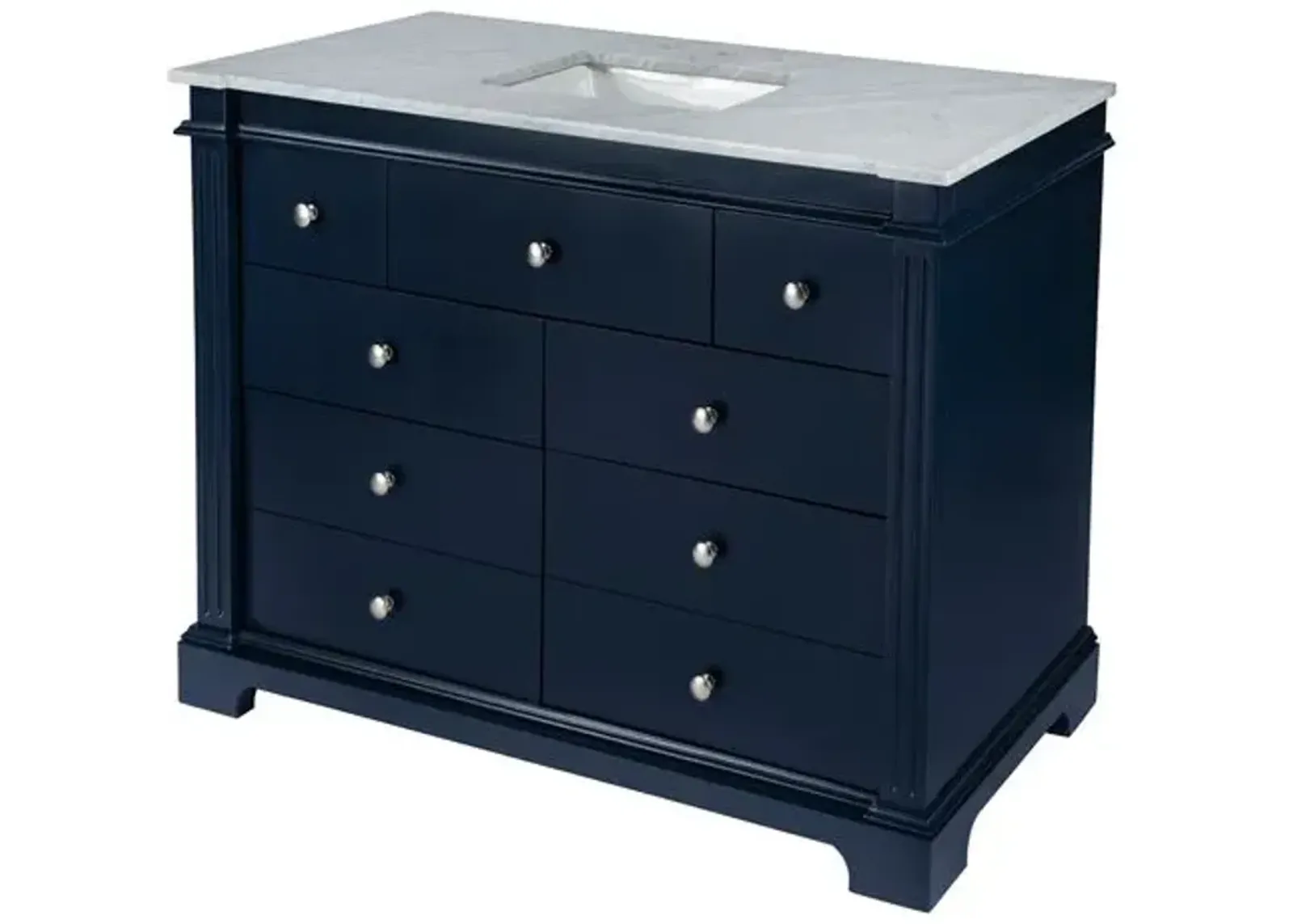 Christian 48" Single Bathroom Vanity Set - Navy Blue