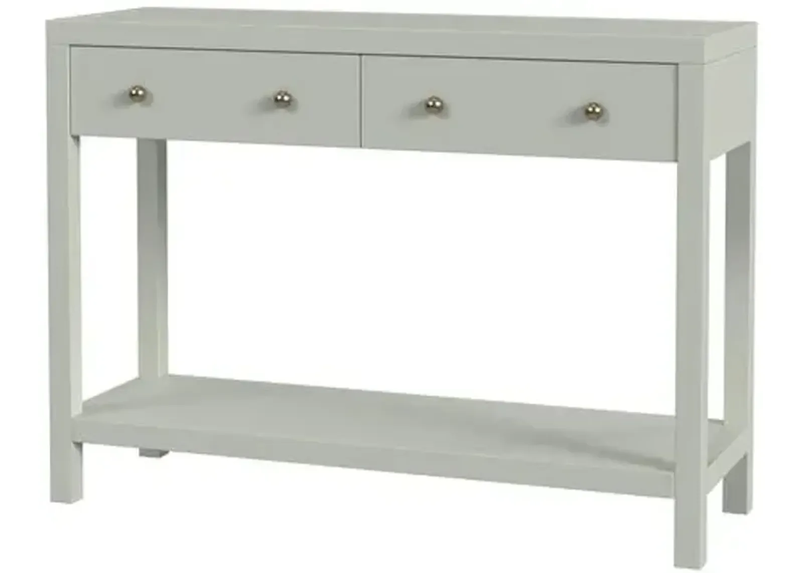 Charlie 2-Drawer Console Table - Green