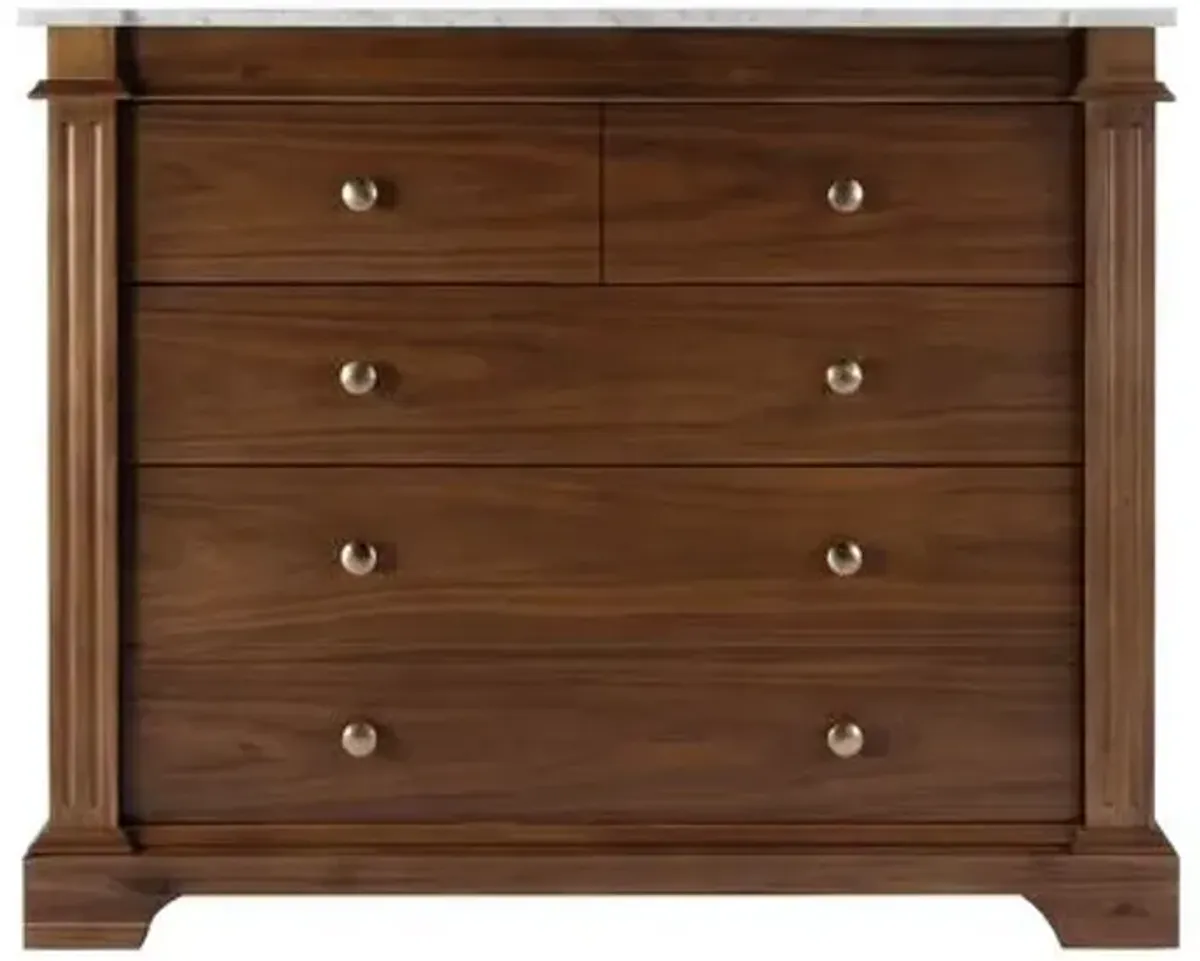 Christian 42" Single Bathroom Vanity Set - Brown