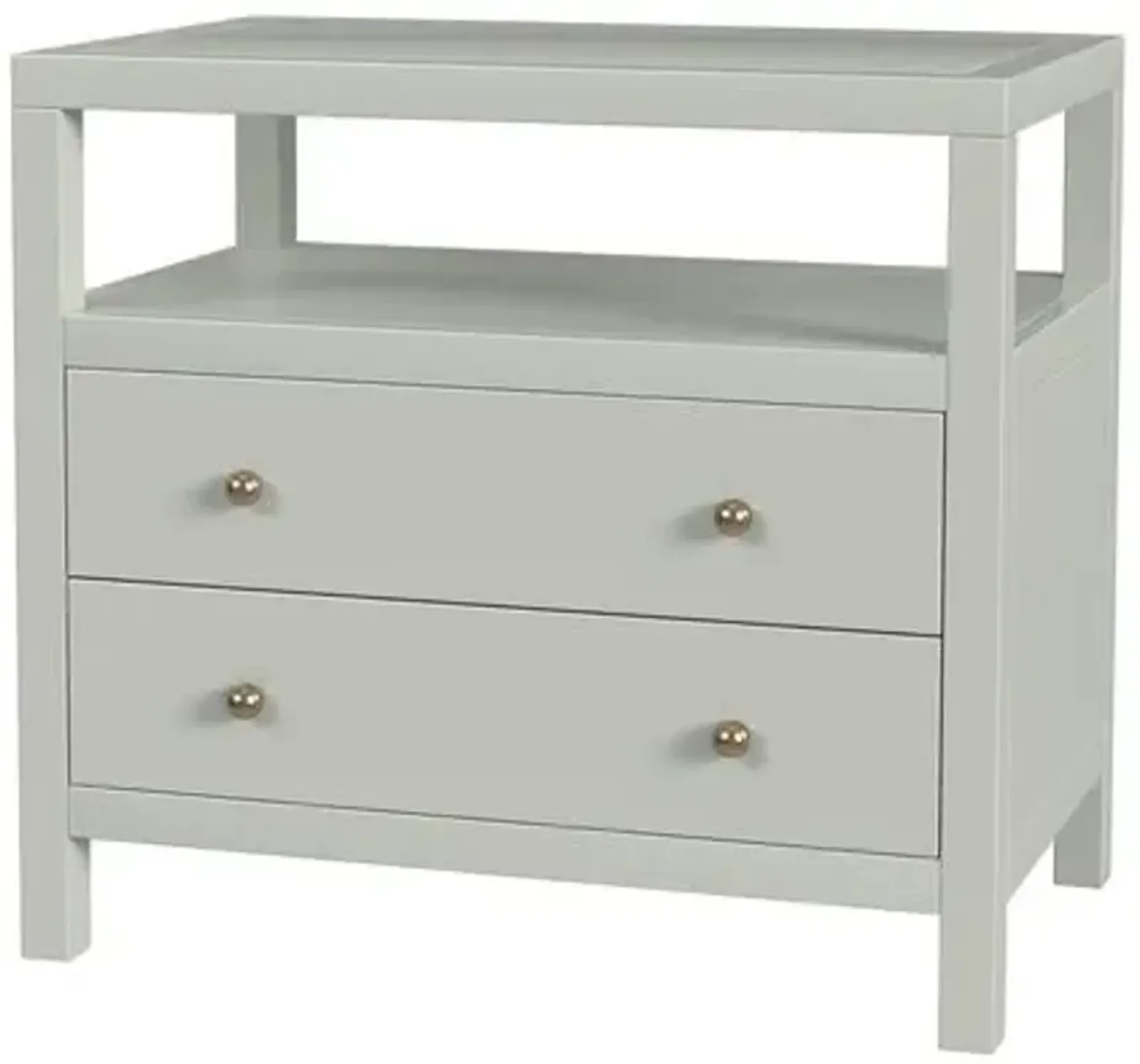 Charlie 2-Drawer Wide Nightstand