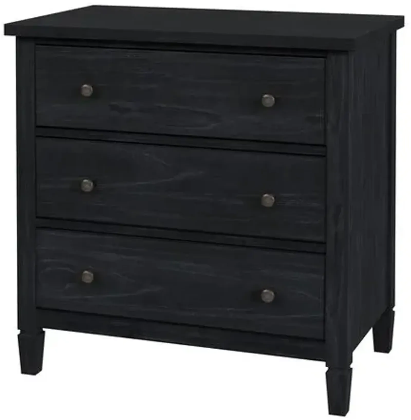 Myrtle 3-Drawer Dresser - Black