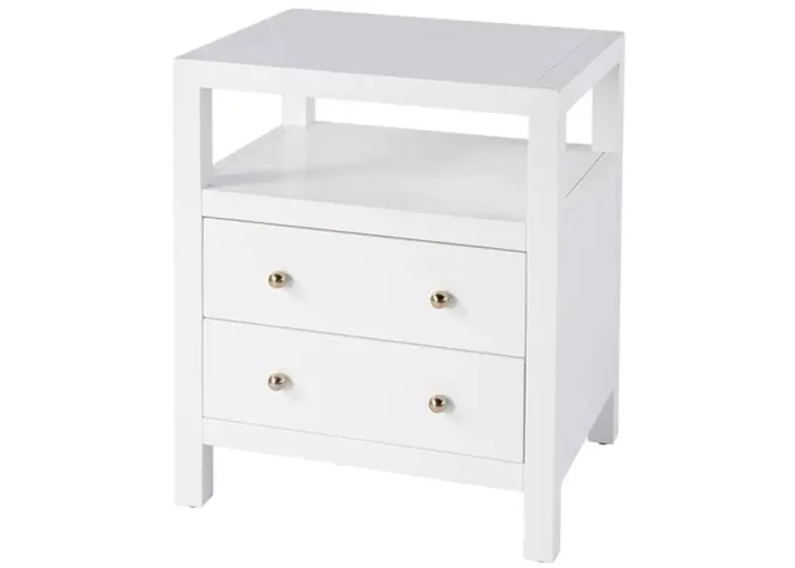 Charlie 2-Drawer Nightstand