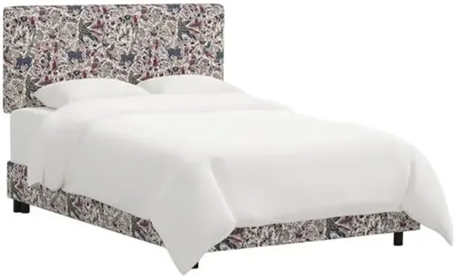 Novak Bed - Bali Lion - Purple