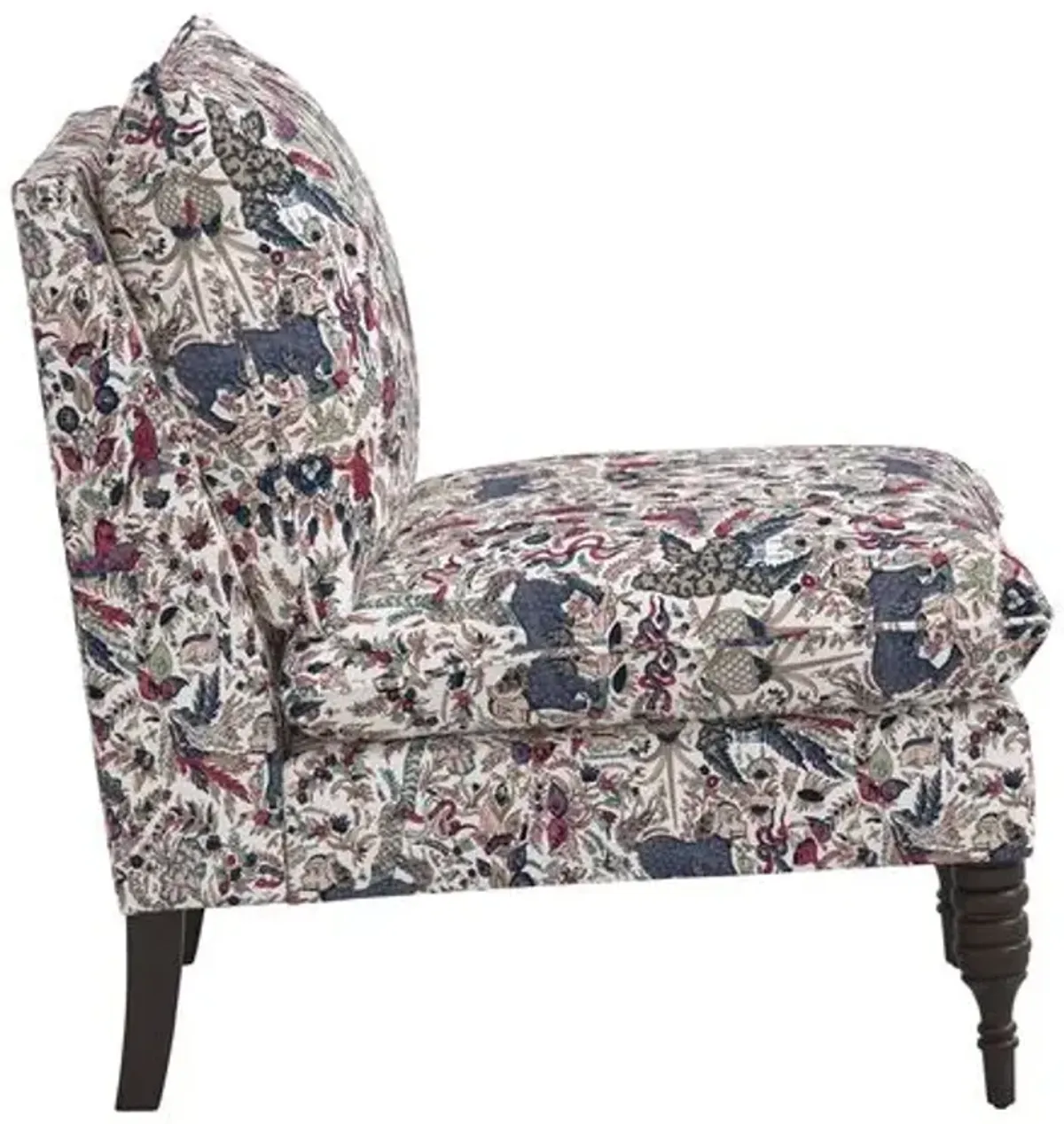 Daphne Slipper Chair - Bali Lion - Purple