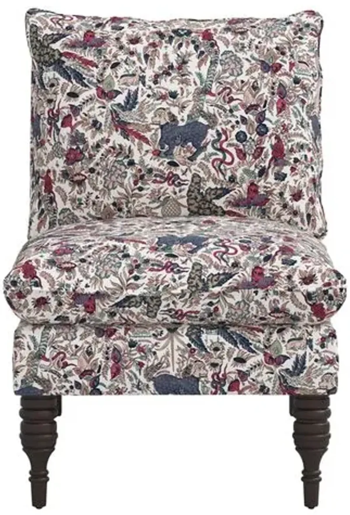 Daphne Slipper Chair - Bali Lion - Purple