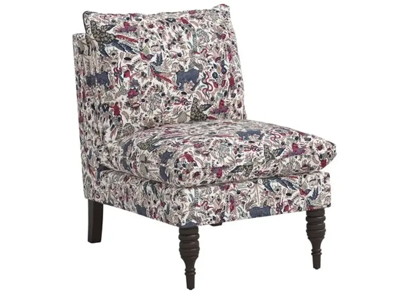 Daphne Slipper Chair - Bali Lion - Purple