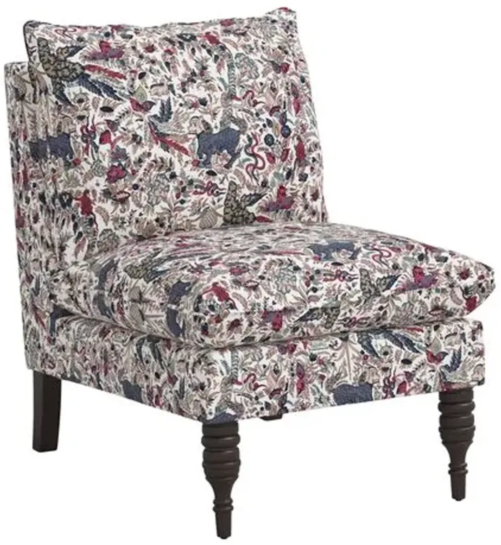 Daphne Slipper Chair - Bali Lion - Purple