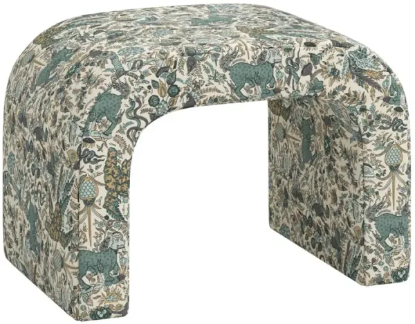 Celia Waterfall Ottoman, Bali Lion