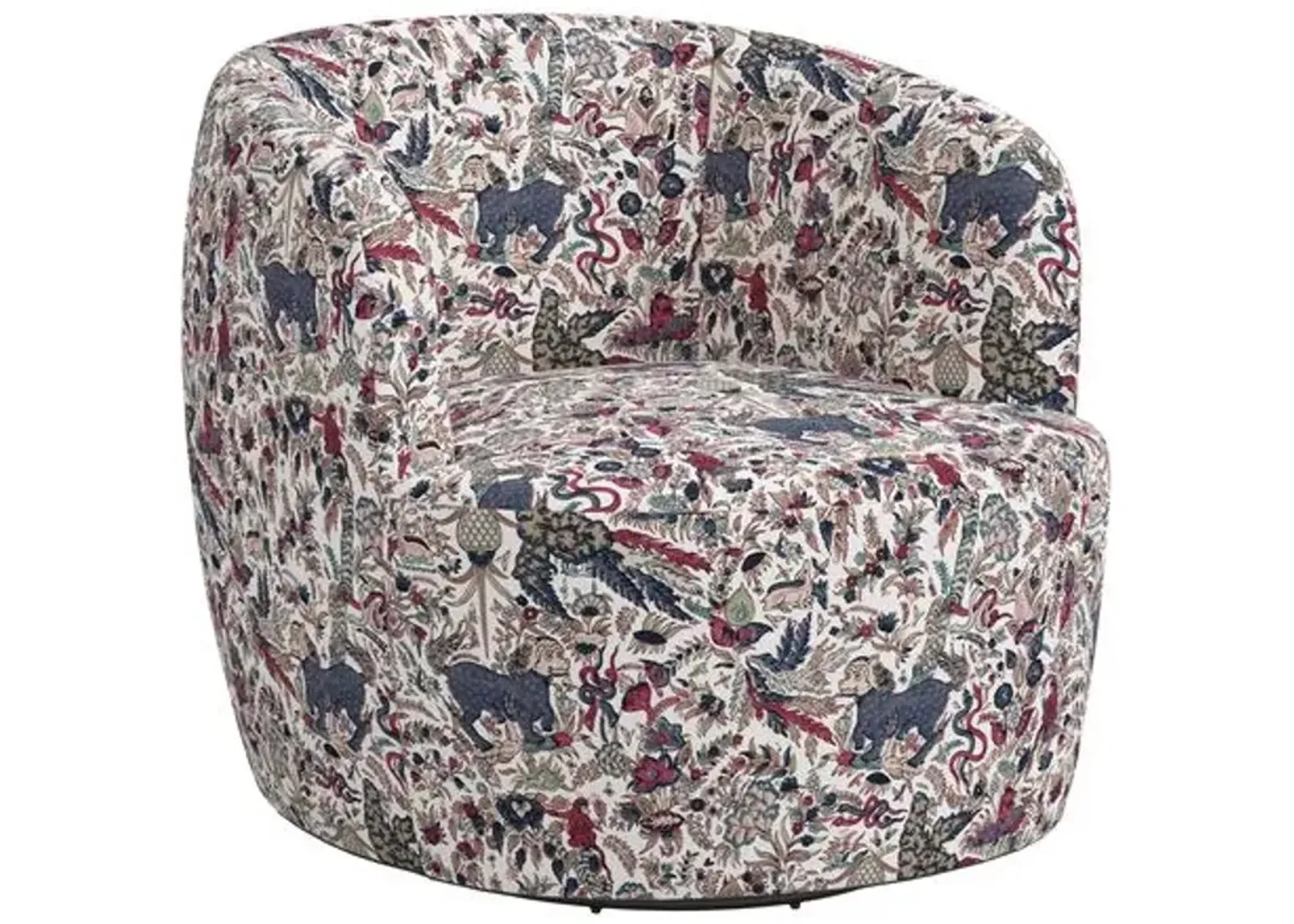 Chester Swivel Chair - Bali Lion