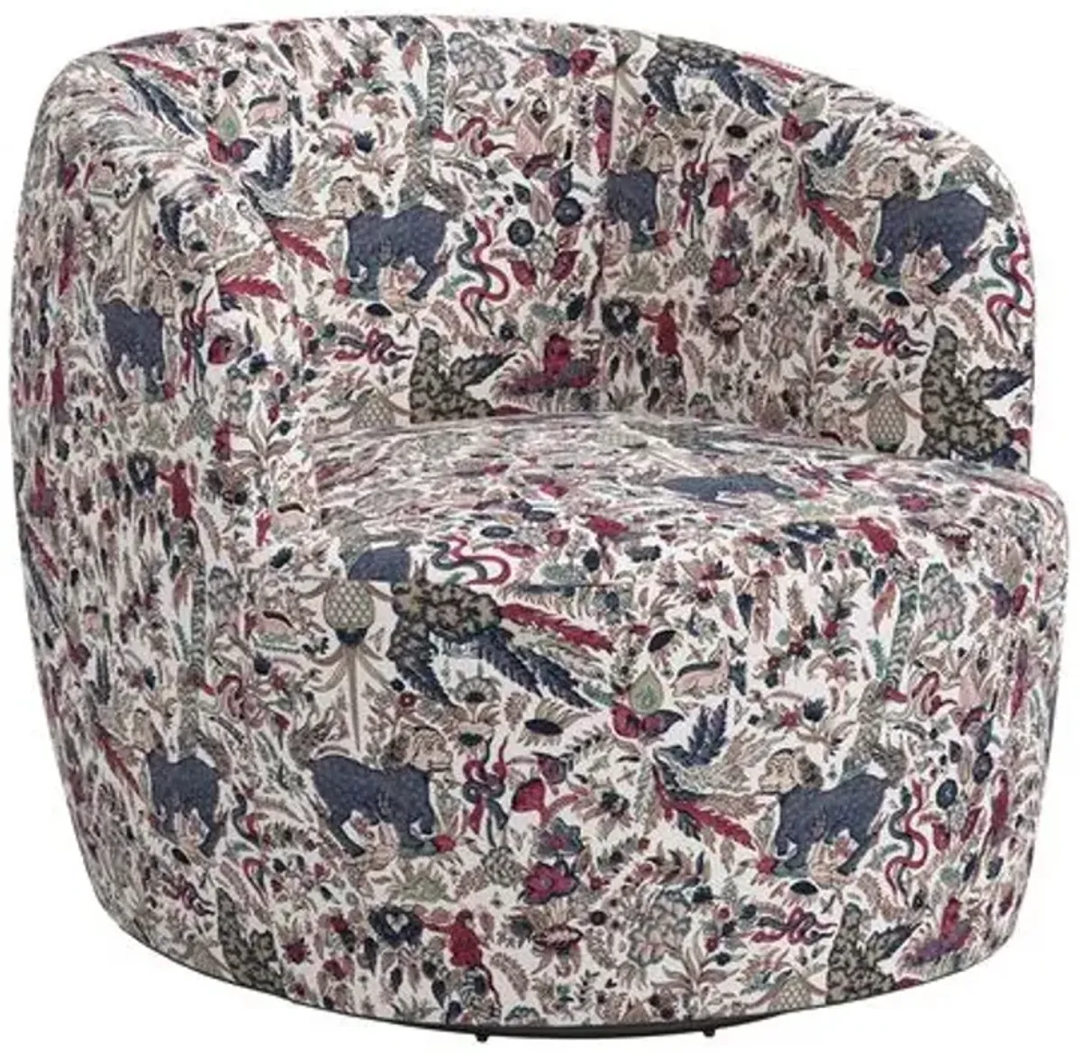 Chester Swivel Chair - Bali Lion