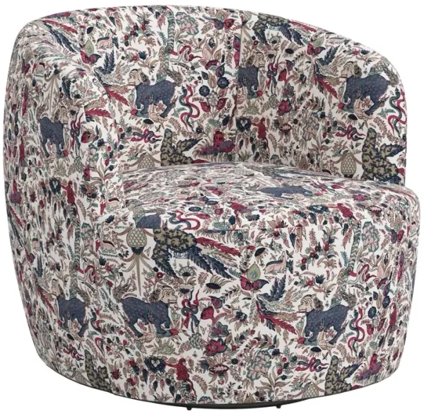 Chester Swivel Chair, Bali Lion