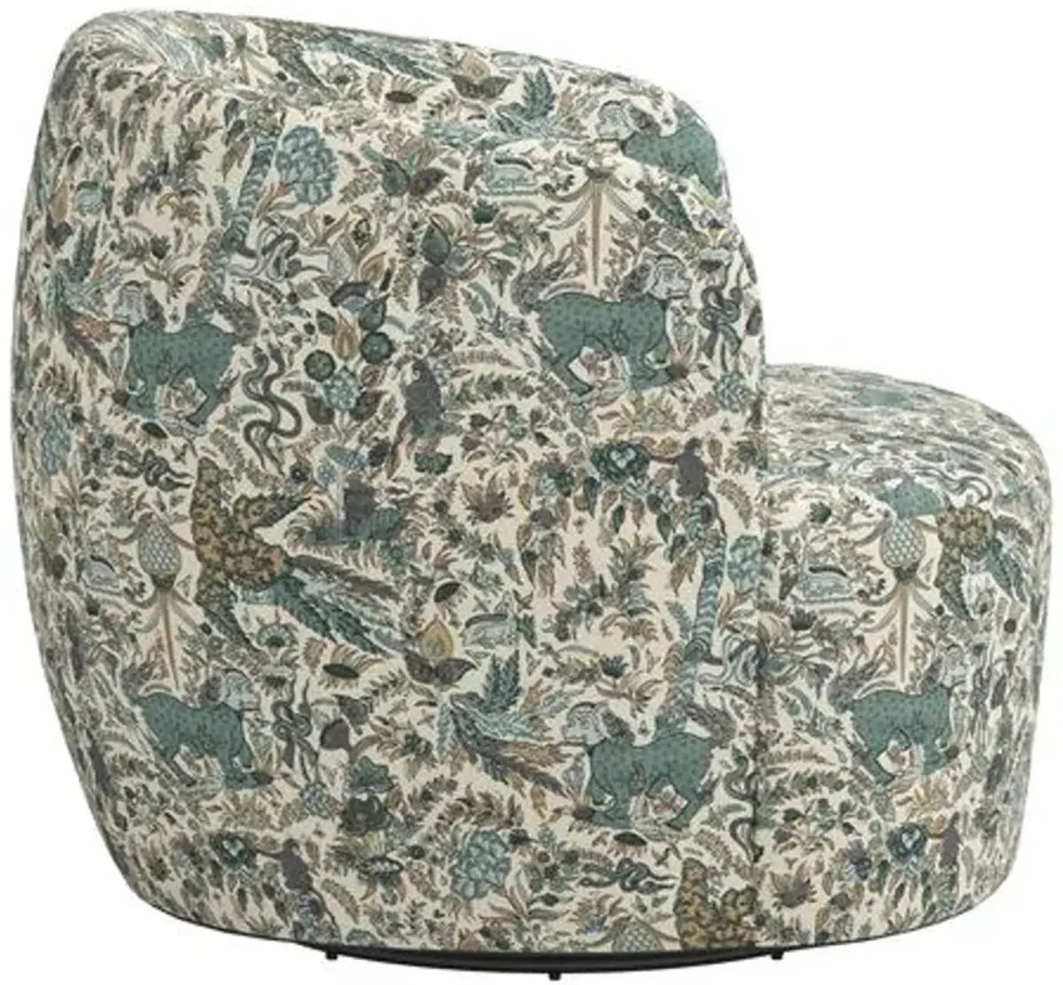 Chester Swivel Chair - Bali Lion