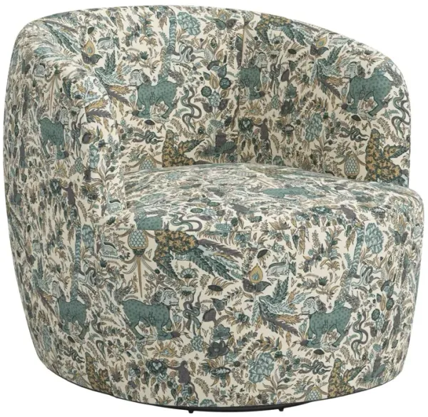 Chester Swivel Chair, Bali Lion