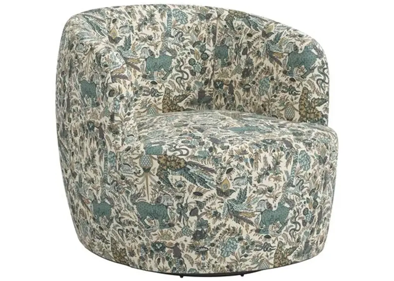 Chester Swivel Chair - Bali Lion