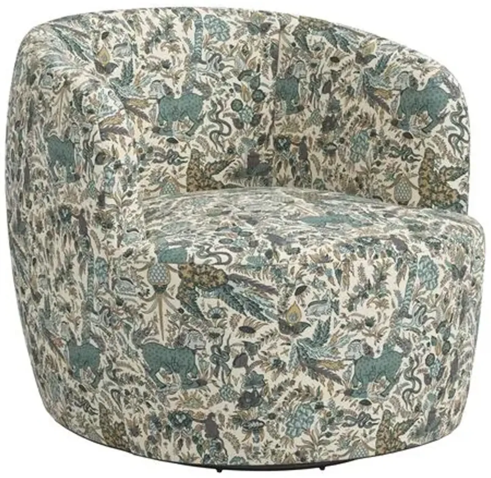 Chester Swivel Chair - Bali Lion