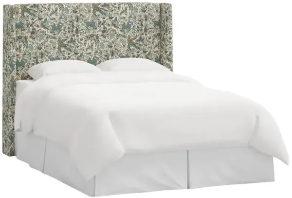 Kelly Wingback Headboard, Bali Lion