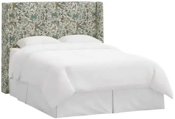 Kelly Wingback Headboard, Bali Lion