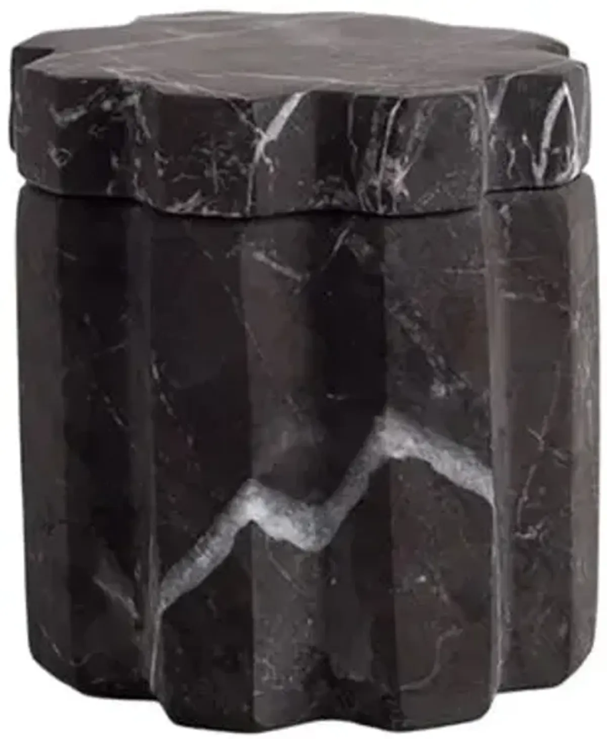 AndJacob Tauro Small Container - Black Marble - Powered by People