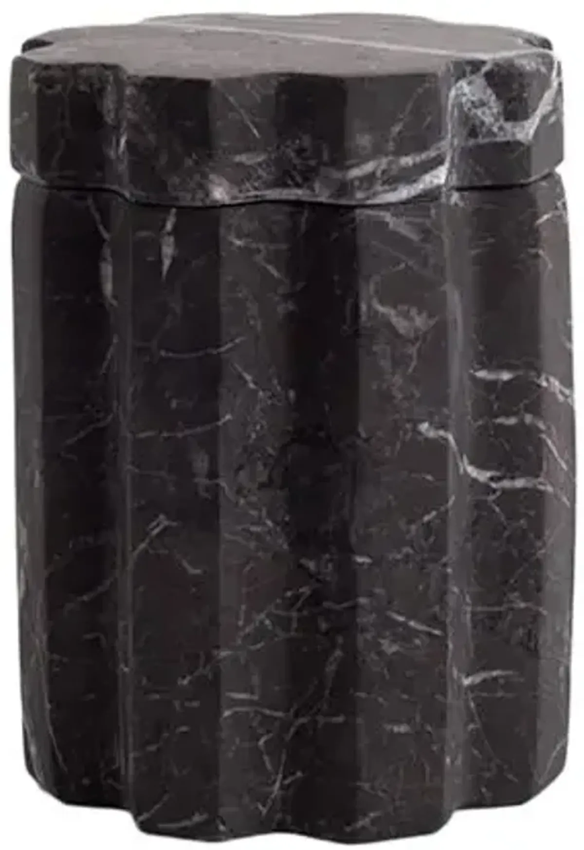 AndJacob Tauro Tall Container - Black Marble - Powered by People