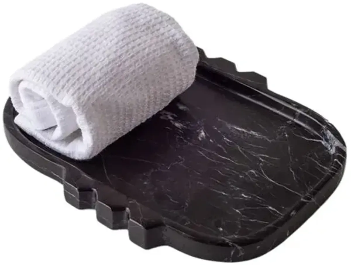 AndJacob Tauro Tray - Black Marble - Powered by People