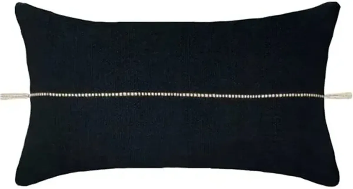 Minerva Lumbar Pillow - Black - Powered by People