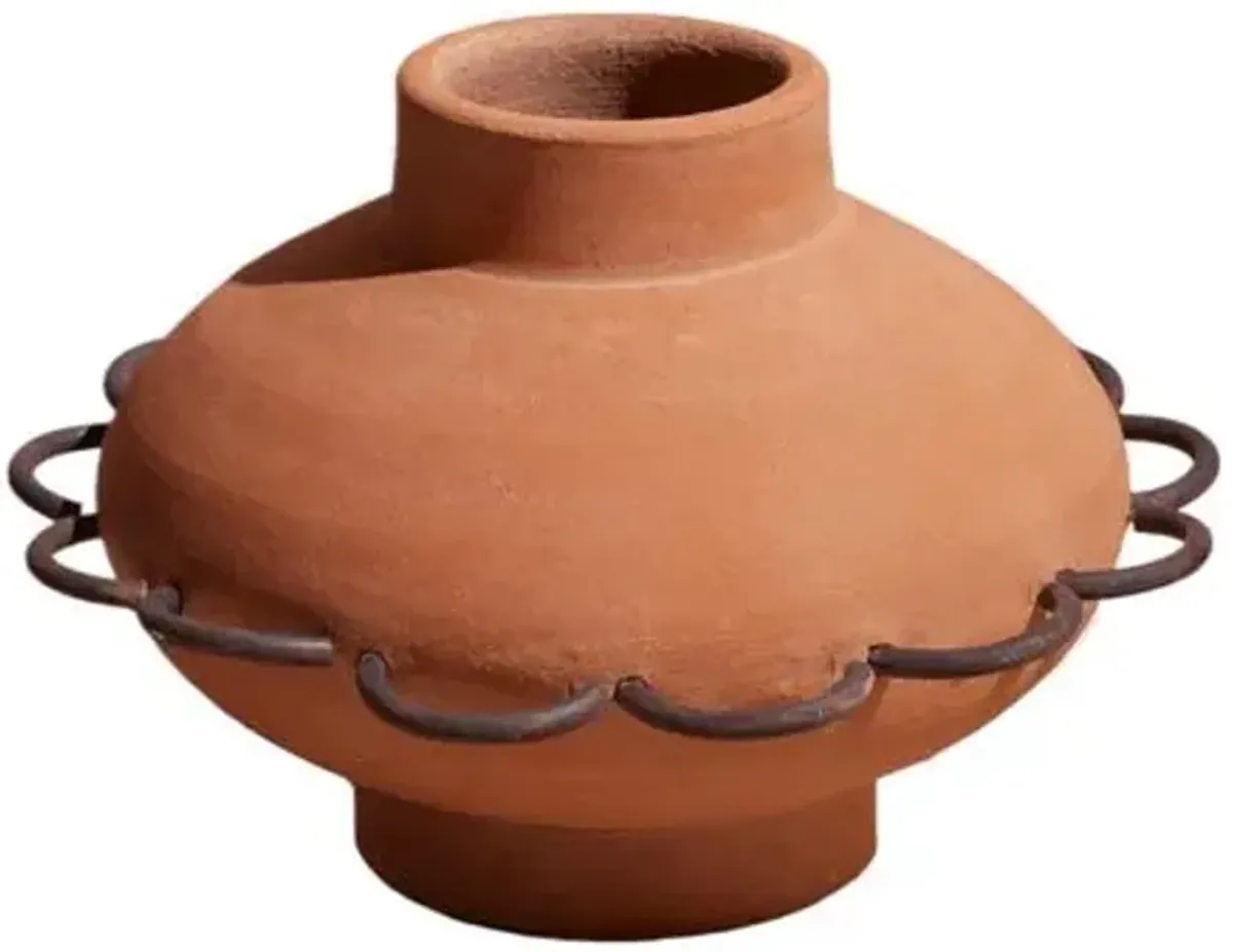 Meso Goods Eli Terracotta Vessel - Powered by People - Brown