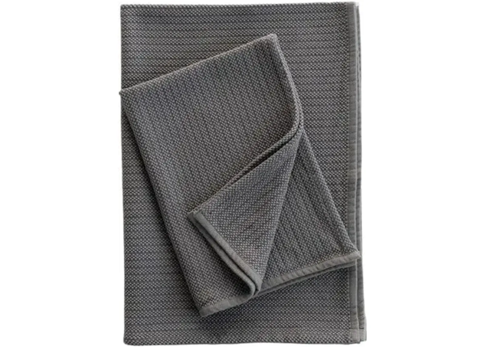 Mungo Cotton Rib Bath Mat - Powered by People - Gray