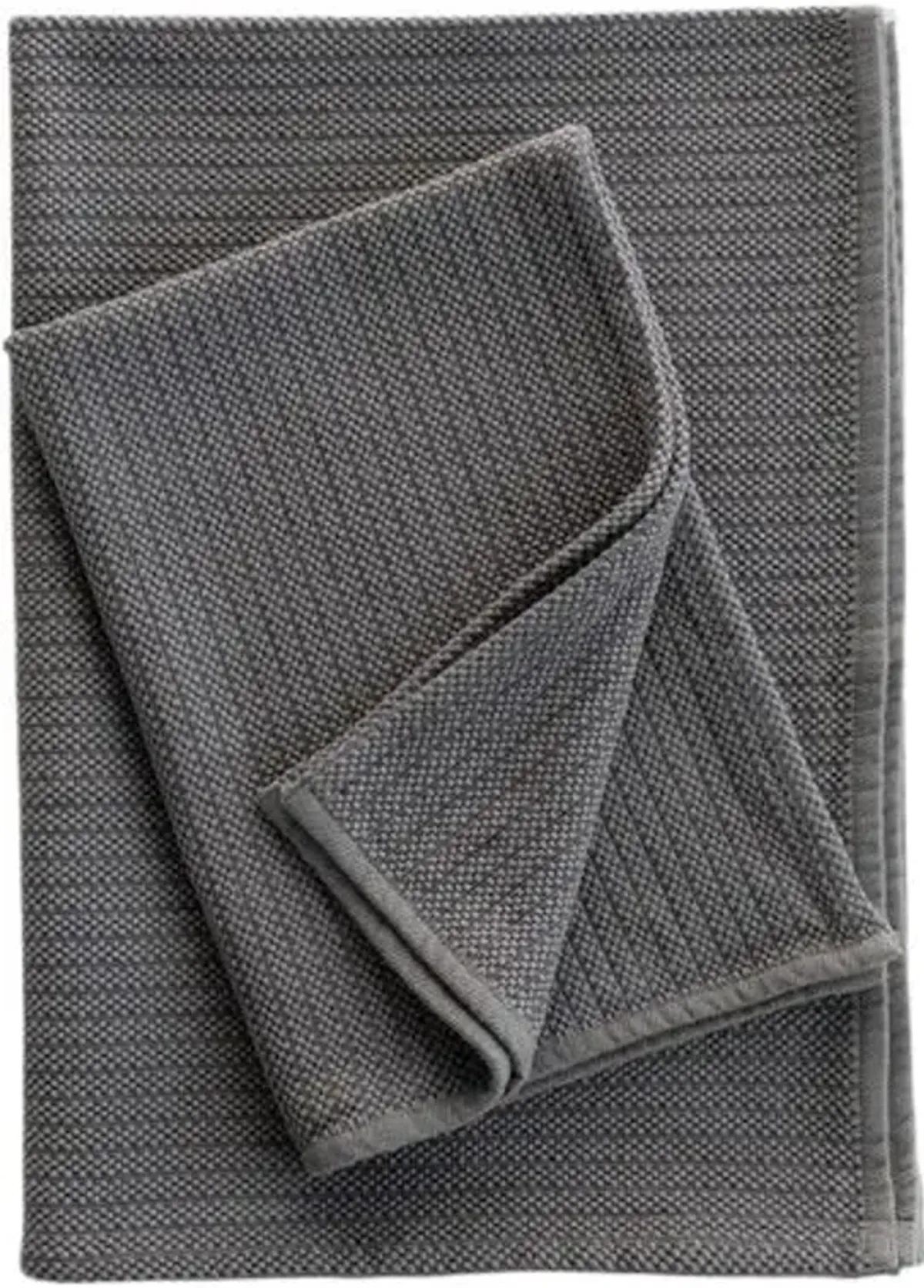 Mungo Cotton Rib Bath Mat - Powered by People - Gray