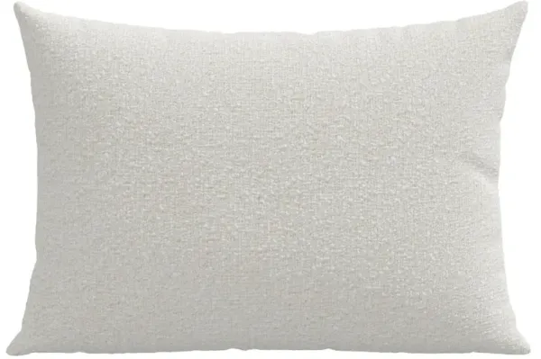 Olivia 22x15 Lumbar Pillow - Snow Boucle