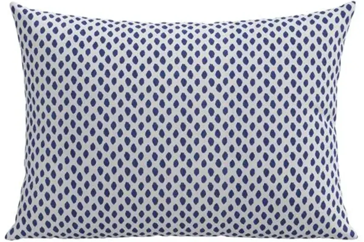 Sahara 22x15 Lumbar Pillow - Midnight Dot