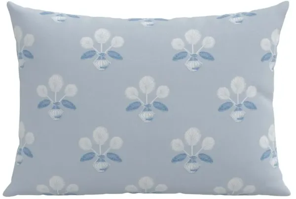 Block Vase Floral 22x15 Lumbar Pillow