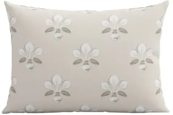 Block Vase Floral 22x15 Lumbar Pillow