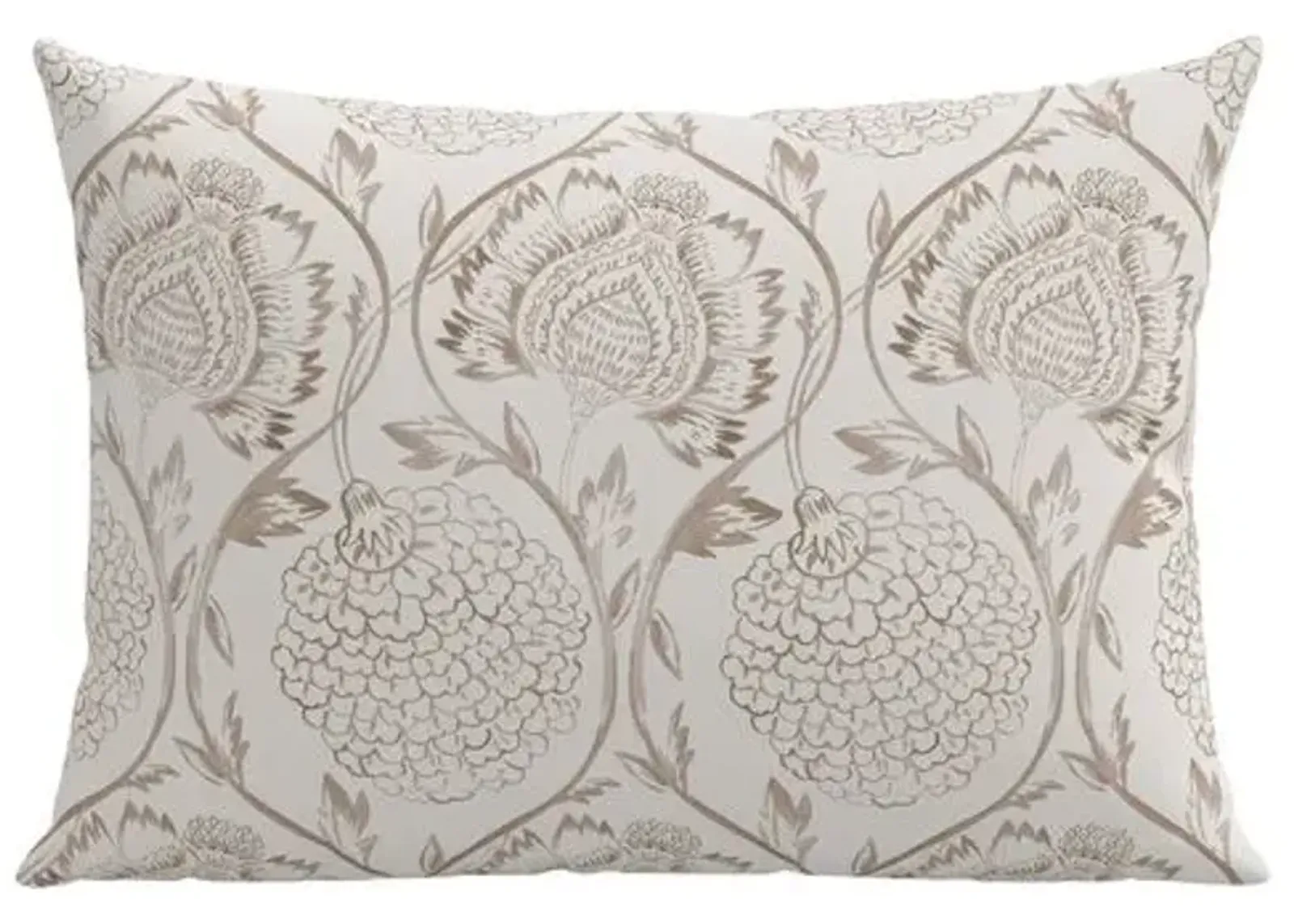 Ranjit Floral 22x15 Lumbar Pillow