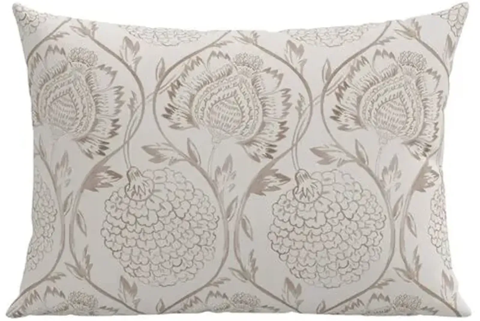 Ranjit Floral 22x15 Lumbar Pillow