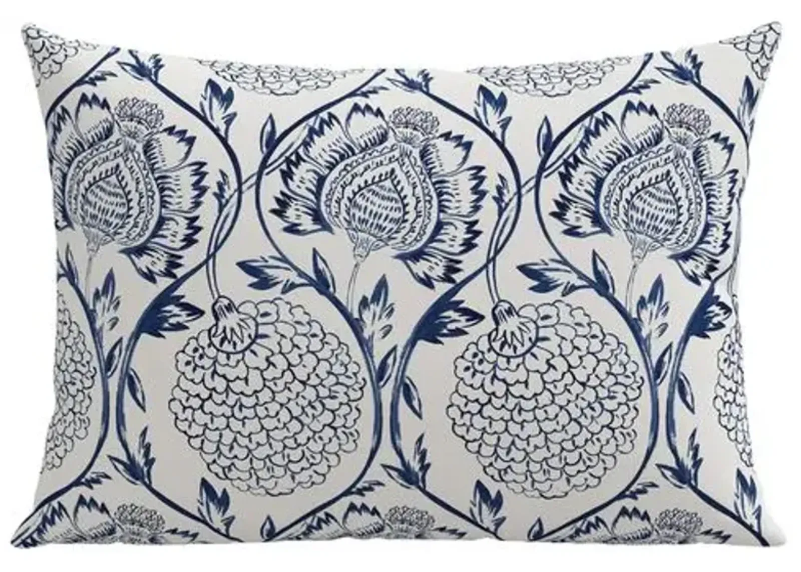 Ranjit Floral 22x15 Lumbar Pillow