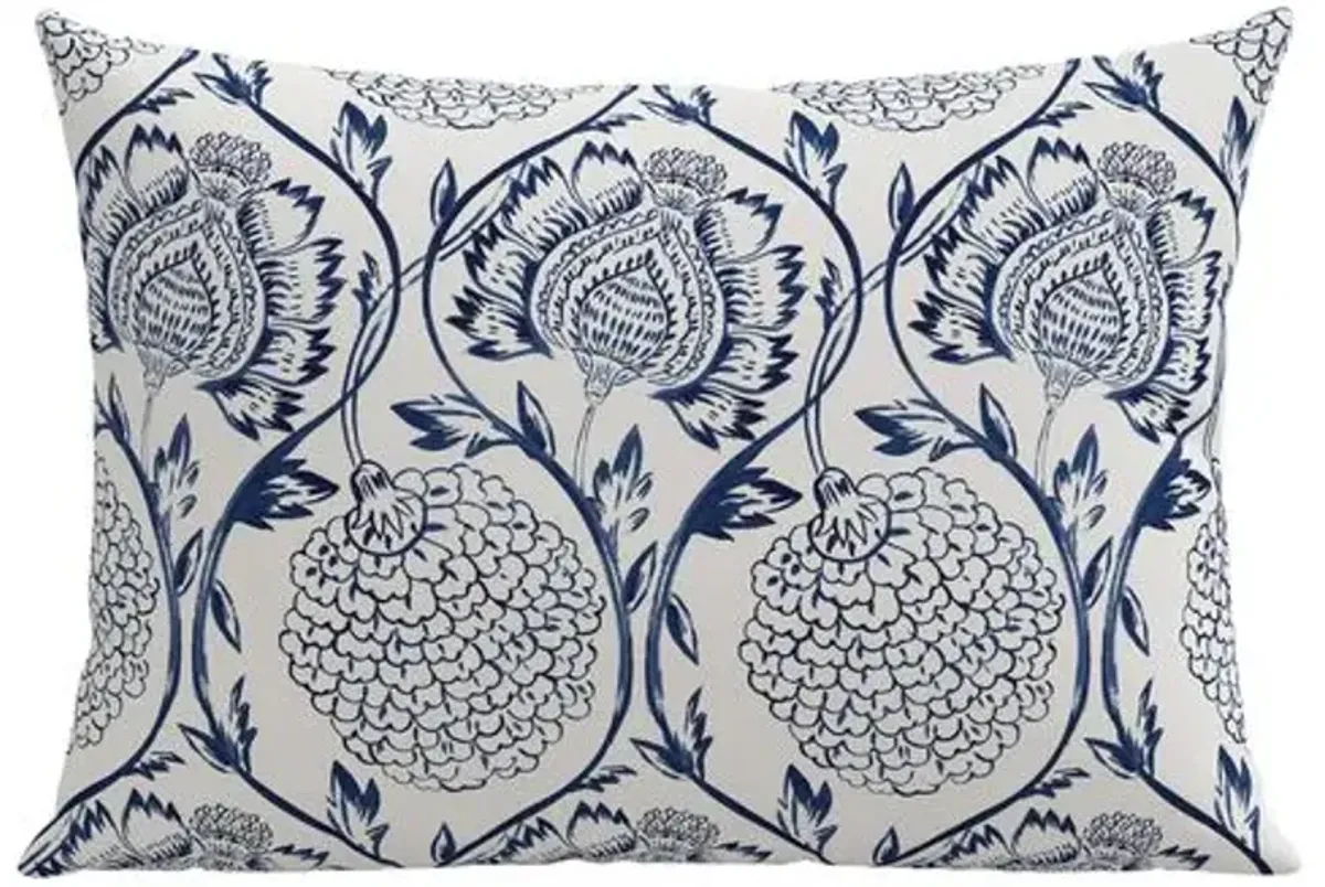 Ranjit Floral 22x15 Lumbar Pillow