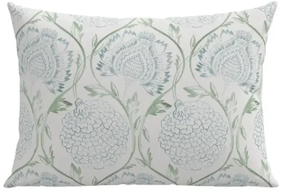 Ranjit Floral 22x15 Lumbar Pillow